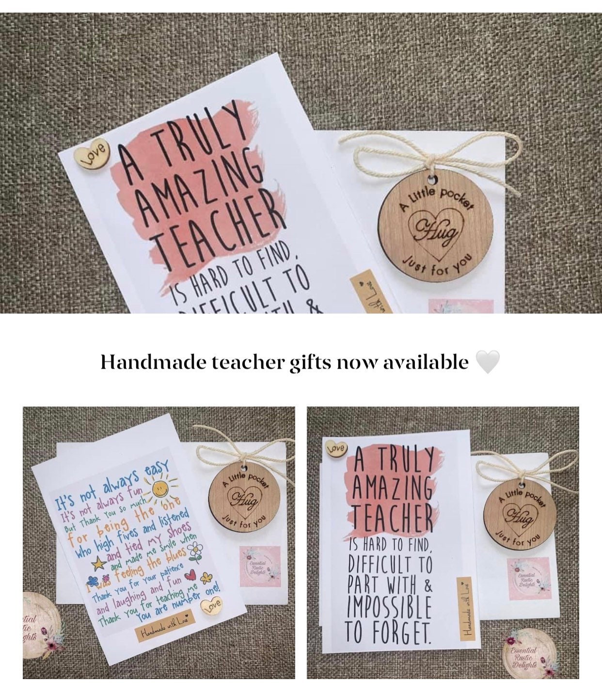 Teacher gifts. Etsy