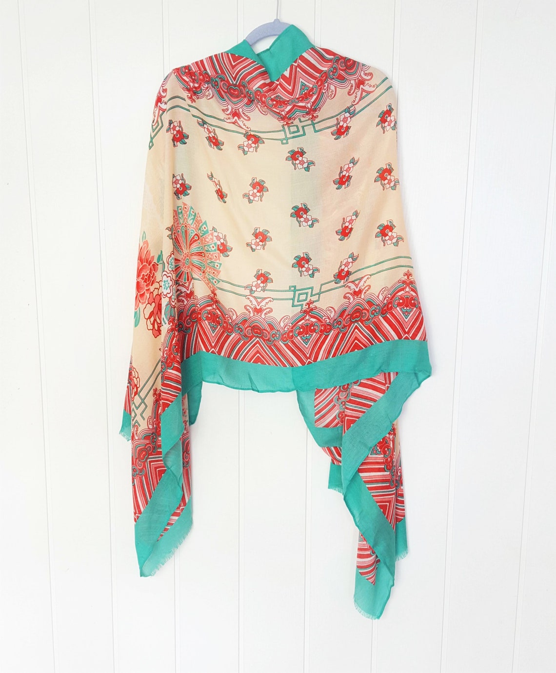 New Indian Pakistani Scarf Stole Shawl Wool for Winter Spring Etsy Canada