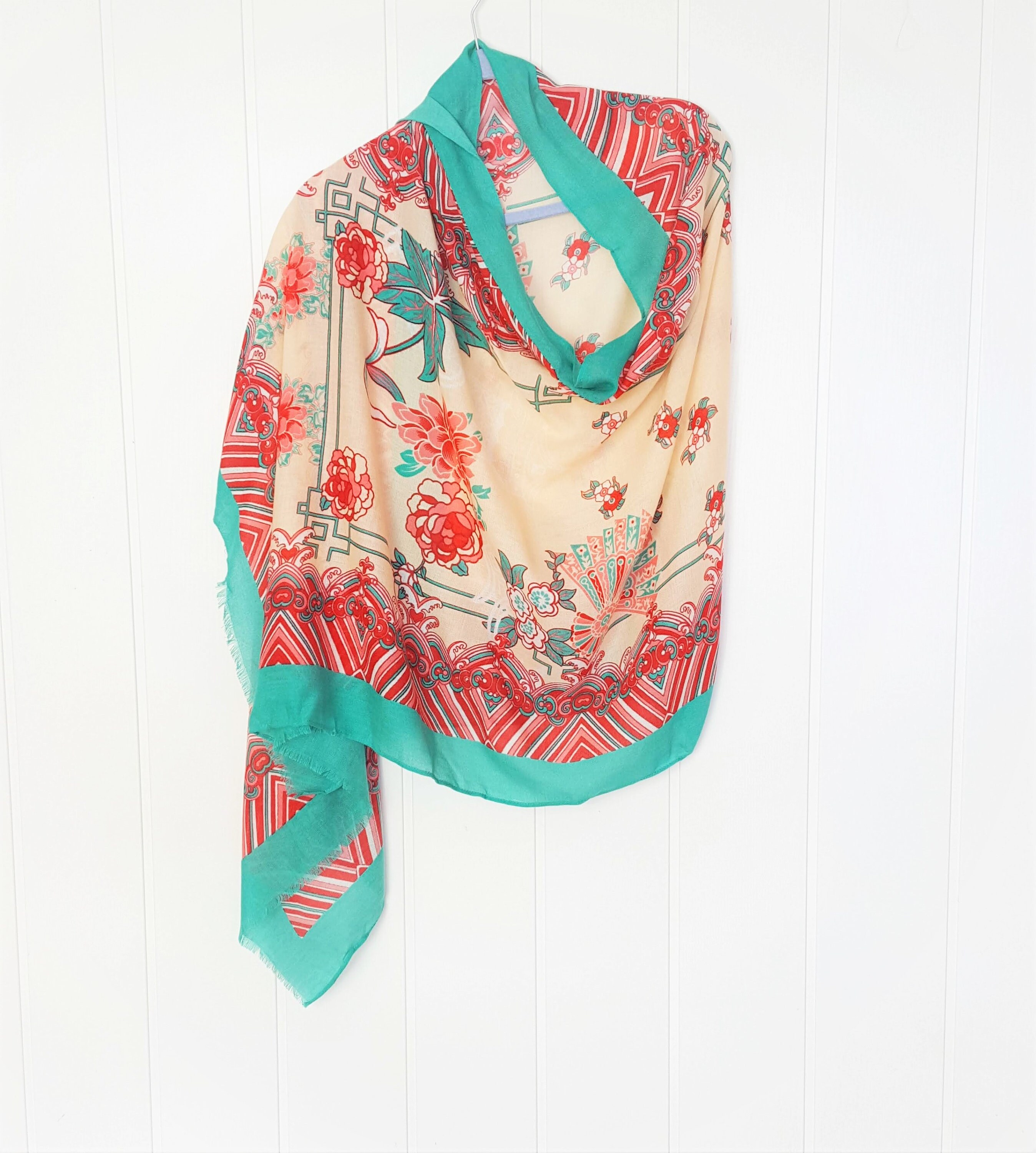 New Indian Pakistani scarf stole shawl wool for winter spring Etsy