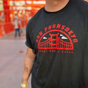 San Fransokyo Sushi Tee, Theme Park Tshirt, DCA Inspired Shirt, Foodie Design