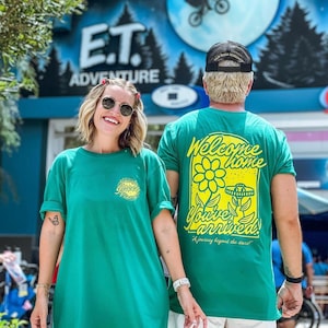 Welcome Home Tee, Theme Park Tshirt, Studios Inspired Shirt, Alien Design