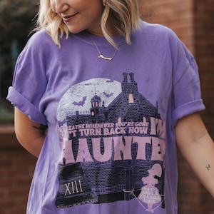 I'm Haunted Tee, Swiftie Inspired Tshirt, Theme Park Comfort Colors Shirt, Spooky Mansion Design