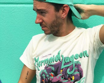 Greetings From Mermaid Lagoon Tee, Theme Park Tshirt, WDW Inspired Shirt, Neverland Design