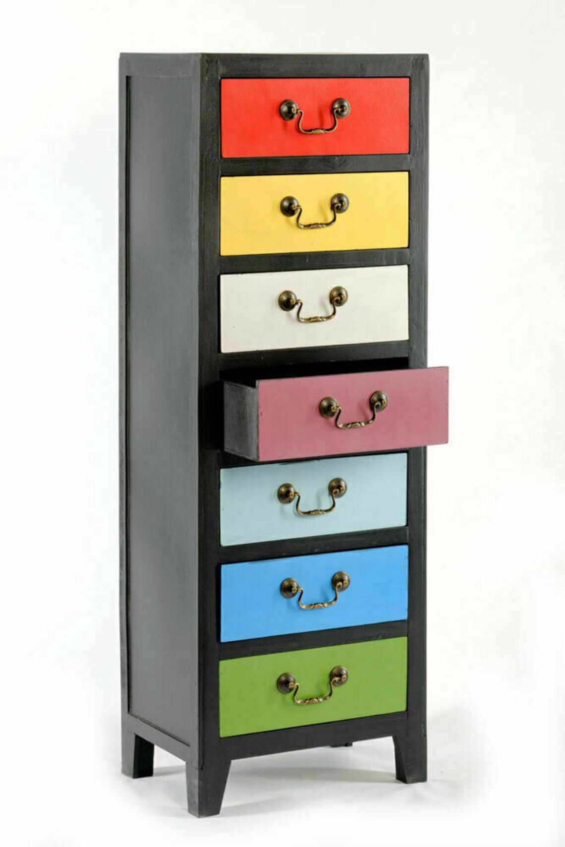 MultiColoured Wooden Storage Drawer Sets Practical and Etsy