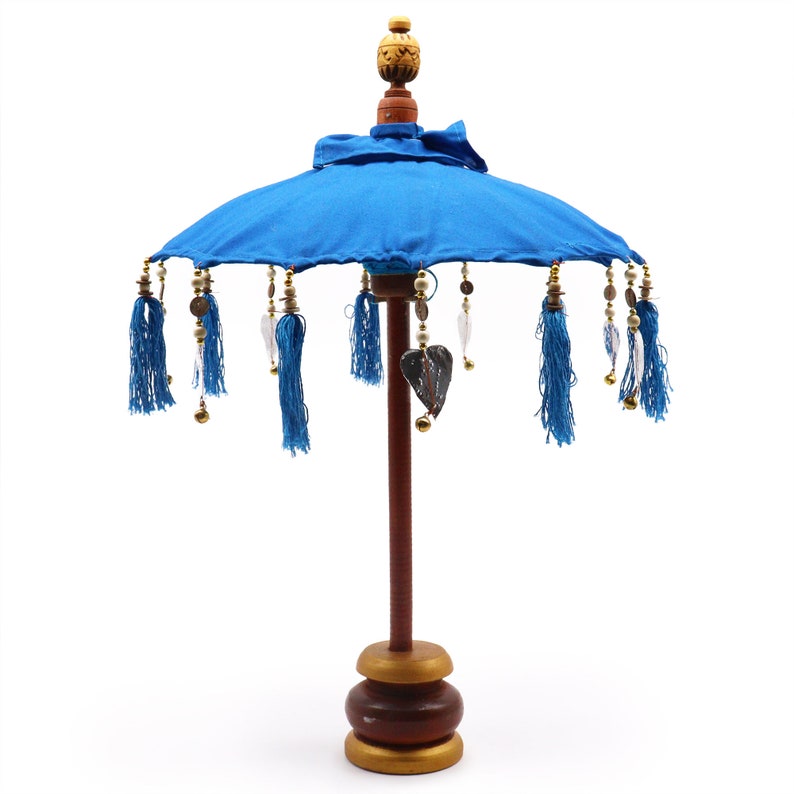 Bali Home Decor Parasol Turquoise Blue