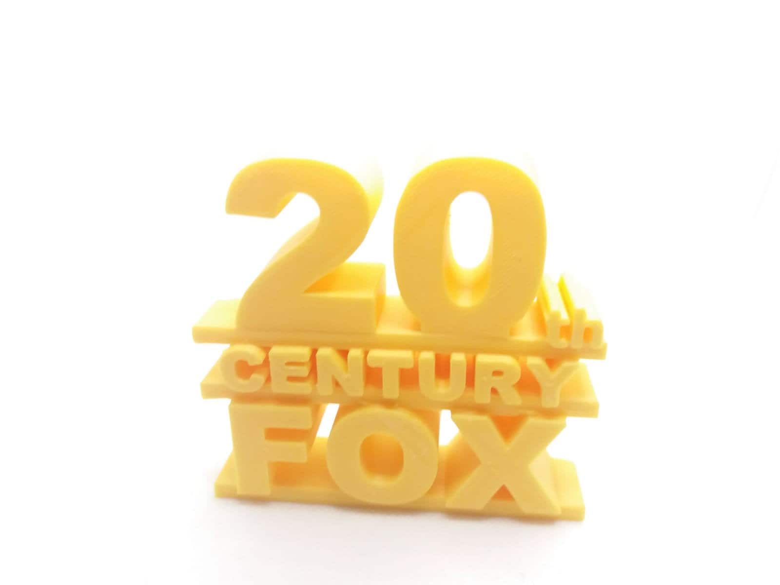 3d Printed 20th Century Fox Style Logo 3d Printed PLA - Etsy