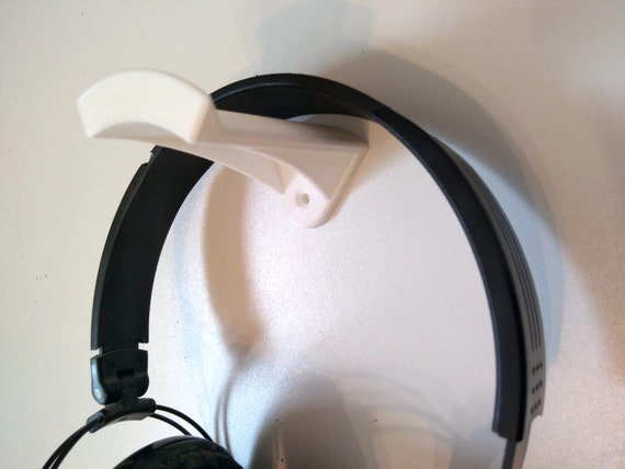 Headphone Hanger Holder Wall Mount, Headset Hook, Universal PC Gaming  Headset Headphone Hook Holder 3d Printed With PETG or PLA Plastic 