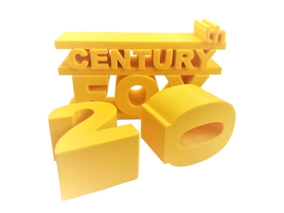 20th Century Fox Logo, Movie Style Sign, 3D Printed Custom Personalizable  Gift