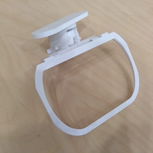 Google Nest Hub Stand for 7inch screen - Under Cabinet Mount - Google Home mount - 360 rotation Twist Mount 3d printed