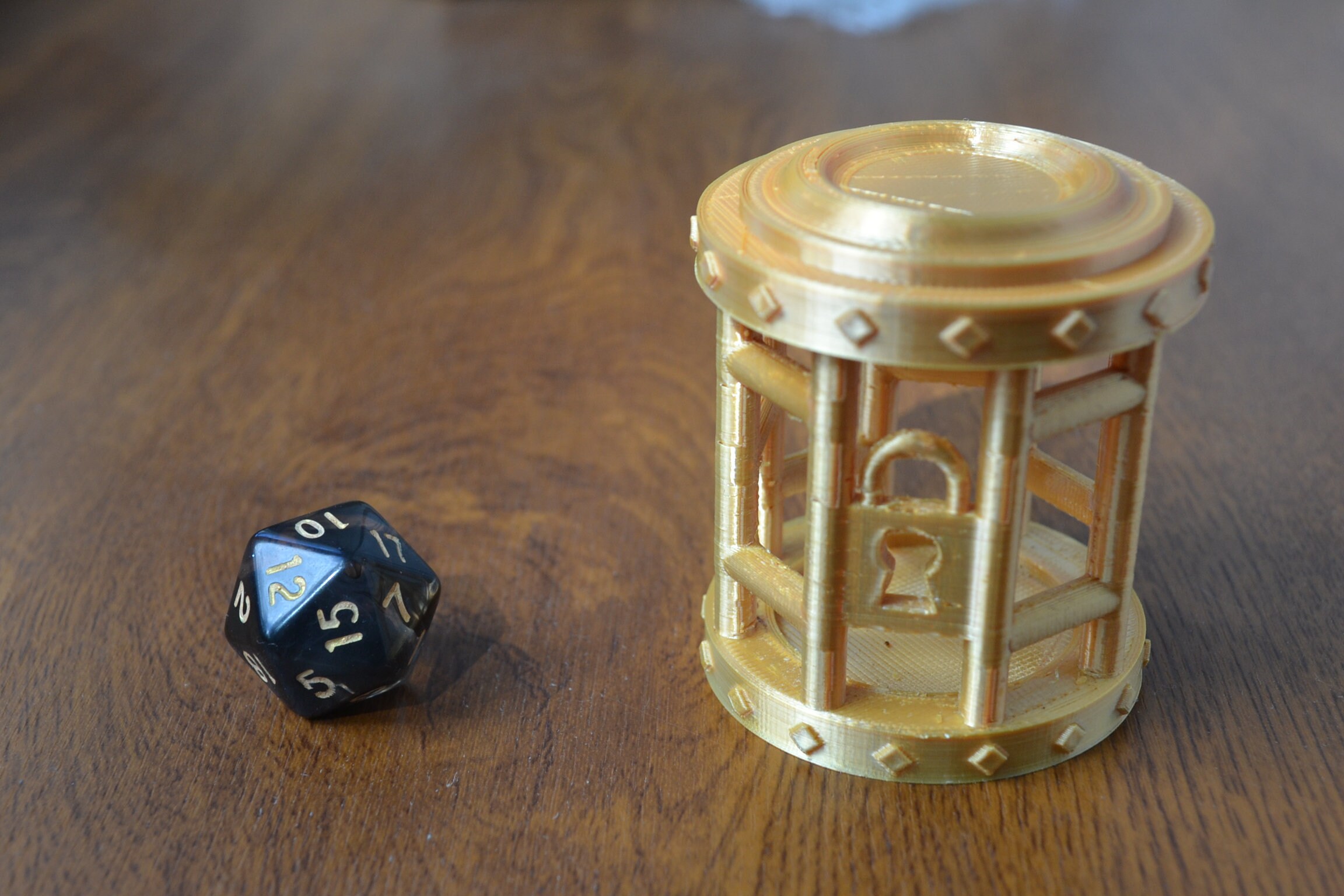 Large DICE JAIL for Dnd Table Games Dungeons D&D Miniature Etsy