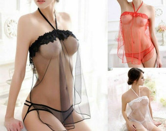 girls wearing transparent clothes