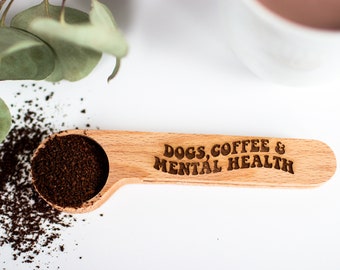 Dogs, Coffee, and Mental Health Coffee Clip and Scoop