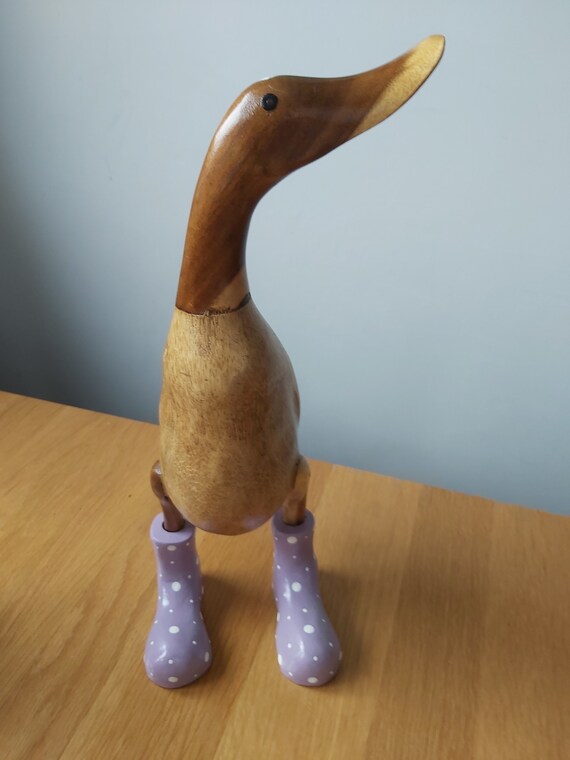 Wellies Tall Duck Lilac Polka Dot 