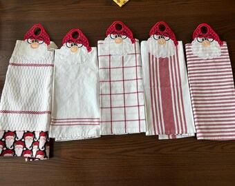 Tea Towel - Santa with Glasses