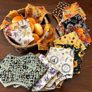 Keks- und Brötchenwärmer, Brotkorbeinsatz, Brotwärmer, Brotkorbwäsche, Brötchenwärmer, Tortillawärmer, Brottasche, Dekorieren von Brot