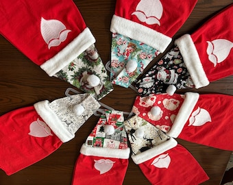 Tea Towel Over the oven/dishwasher holiday decoration - Santa