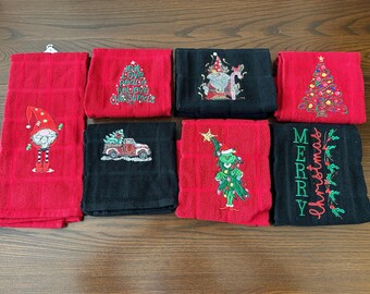 Tea Towel - Christmas Theme. Gnome, Grinch