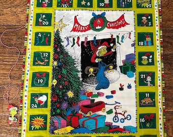 Table Runner - Christmas - Grinch Holiday Advent Calendar