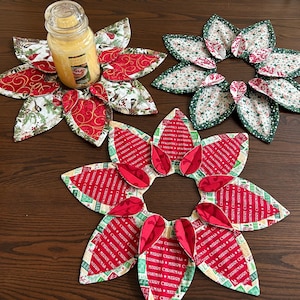 Candle Holder, Placemat, Chips n Dip, Candy Holder, Decoration Holiday - 1 Holiday -  Christmas Merry Christmas, Elves, Birds and Pine Cones