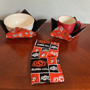 Microwave Bowl Cozy NCAA Oklahoma State University OSU Cowboys