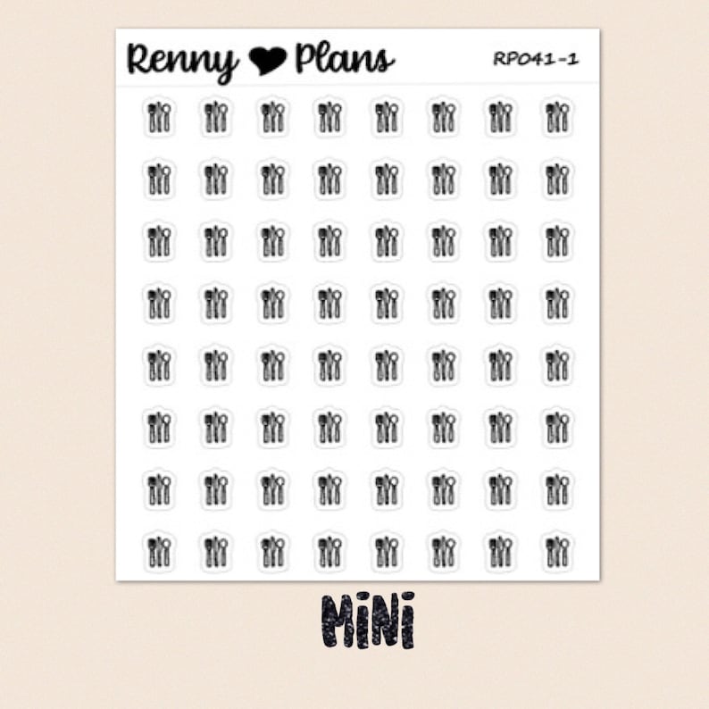 icon stickers Planner Stickers meal cutlery food Dinner