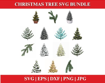Pakiet PNG choinki, Boże Narodzenie SVG, Choinka Svg, Clipart świąteczny, Choinka Png, Boże Narodzenie Cyfrowe, Cricut, Sylwetka