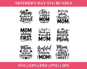Muttertag Zitate SVG Bundle, Muttertag svg, Clipart Muttertag Clipart PNG Download, Muttertag PNG, Cut File Cricut