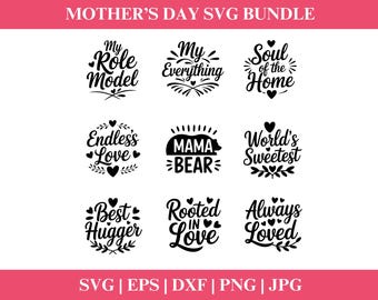 Muttertag Zitate SVG Bundle, Muttertag svg, Clipart Muttertag Clipart PNG Download, Muttertag PNG, Cut File Cricut