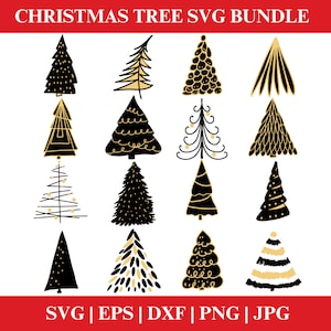 Christmas Tree SVG Bundle, Christmas PNG , Christmas Tree Svg, Christmas Clipart, Christmas Tree Png, Christmas Digital, Cricut, Silhouette