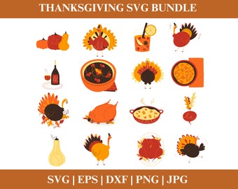 Thanksgiving SVG-bundel, herfst SVG-bundel, herfst Svg, herfst Svg, herfst Svg ontwerpen, val teken svg, herfst bundel Svg, gesneden bestand Cricut