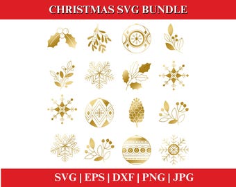 Jul PNG-paket, jul SVG, god jul SVG, juldekorationer svg, vinter svg, tomte svg, rolig julpaket svg Cricut