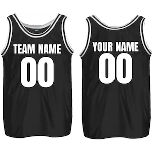 Custom Basketball Jersey, Personalized Basketball Jersey, Customized Jersey Name and Number