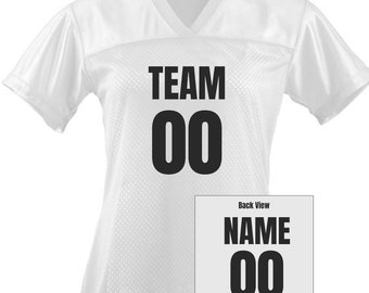 Custom Women's Football Jersey: Personalized Name & Number