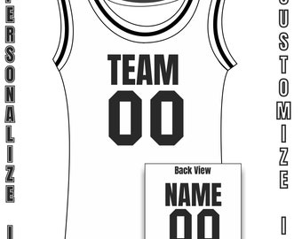 Custom Basketball Jersey, Adult Mens Jersey with Customized Name and Number