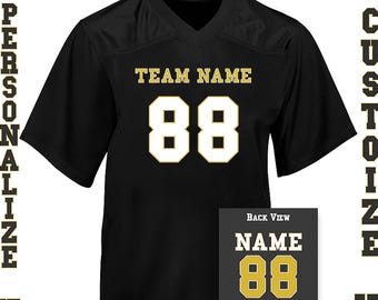 Maglia da calcio personalizzata, maglia con nome e numero personalizzati