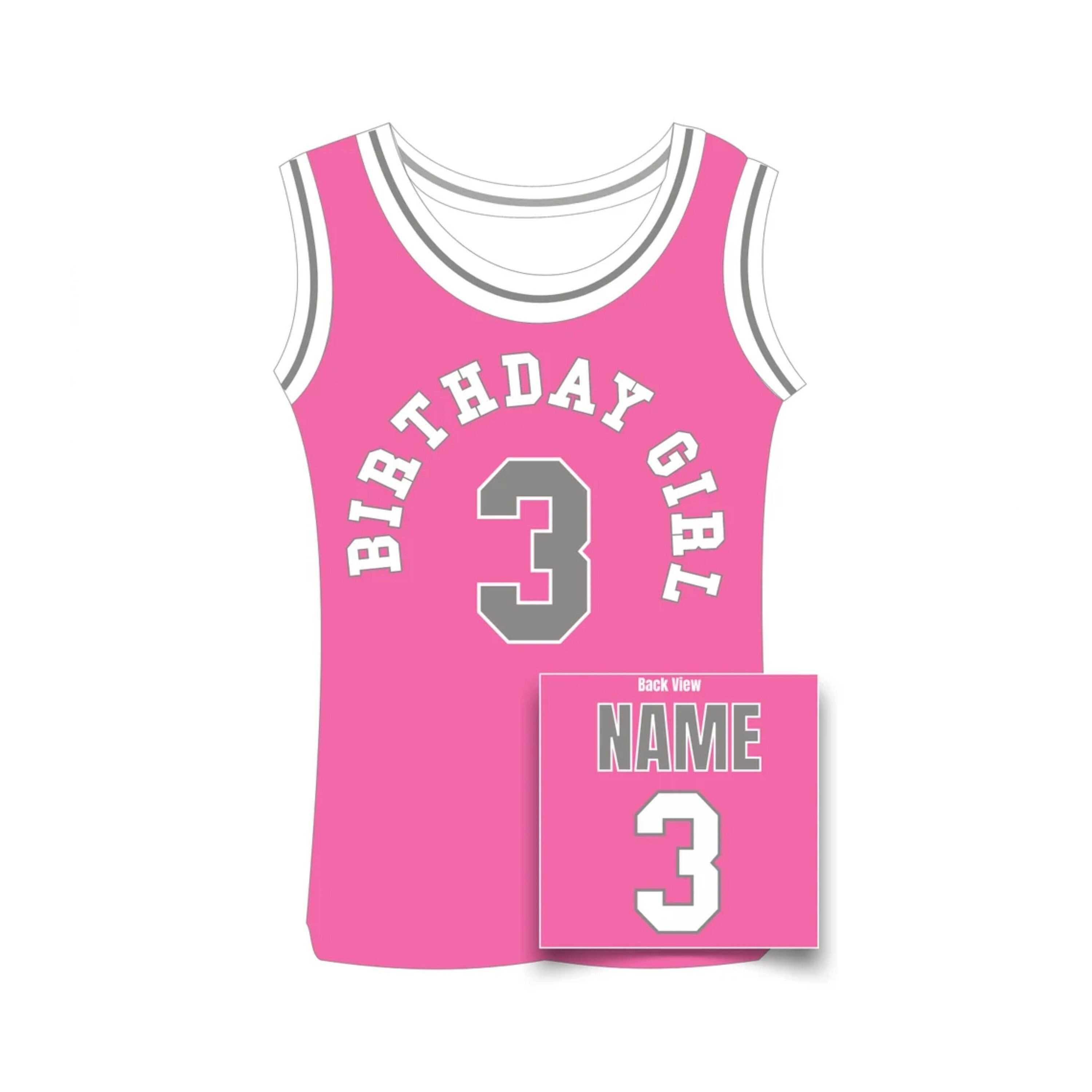 Custom First Birthday Basketball Jersey: Personalized Name