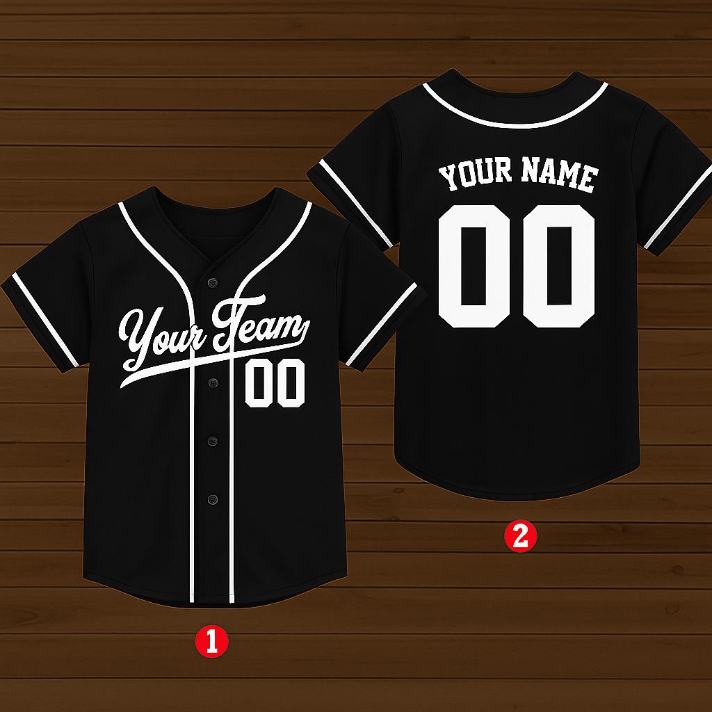Personalized Kid Baseball Jersey, Custom Name Number Youth Baseball Shirt, Baseball Jersey For Baseball Fans Lovers, Kids Birthday Gift
