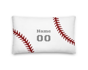 personalized baseball pillow case