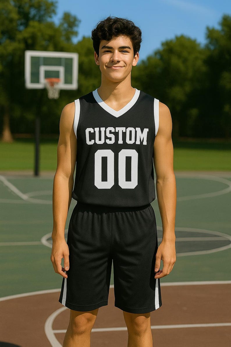 Custom Basketball Jersey – Personalized V-Neck Team Jersey image 6