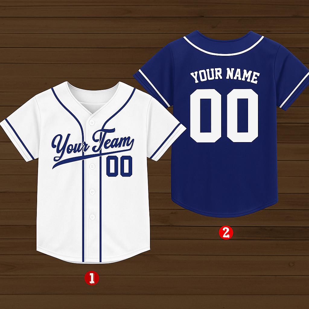 Personalized Kid Baseball Jersey, Custom Name Number Youth Baseball Shirt, Baseball Jersey For Baseball Fans Lovers, Kids Birthday Gift