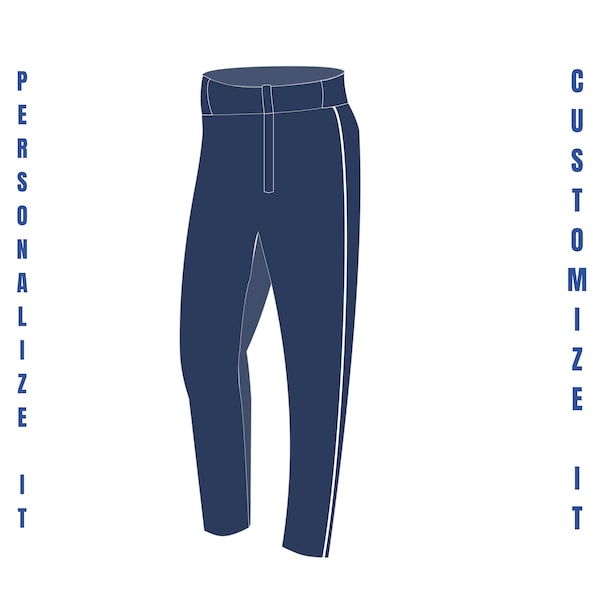 Custom Baseball Pants,  Assorted colors and Sizes