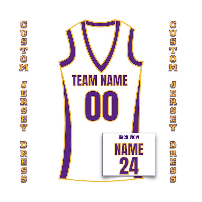 Custom Name Number Jersey Dress Women Basketball Jersey Etsy
