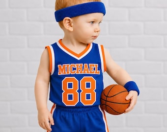 Maglia da basket personalizzata per bambini – Completo sportivo con nome e numero personalizzati