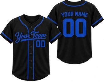 Personalized Baseball Jersey, Customized Name Number, Family Matching Gift