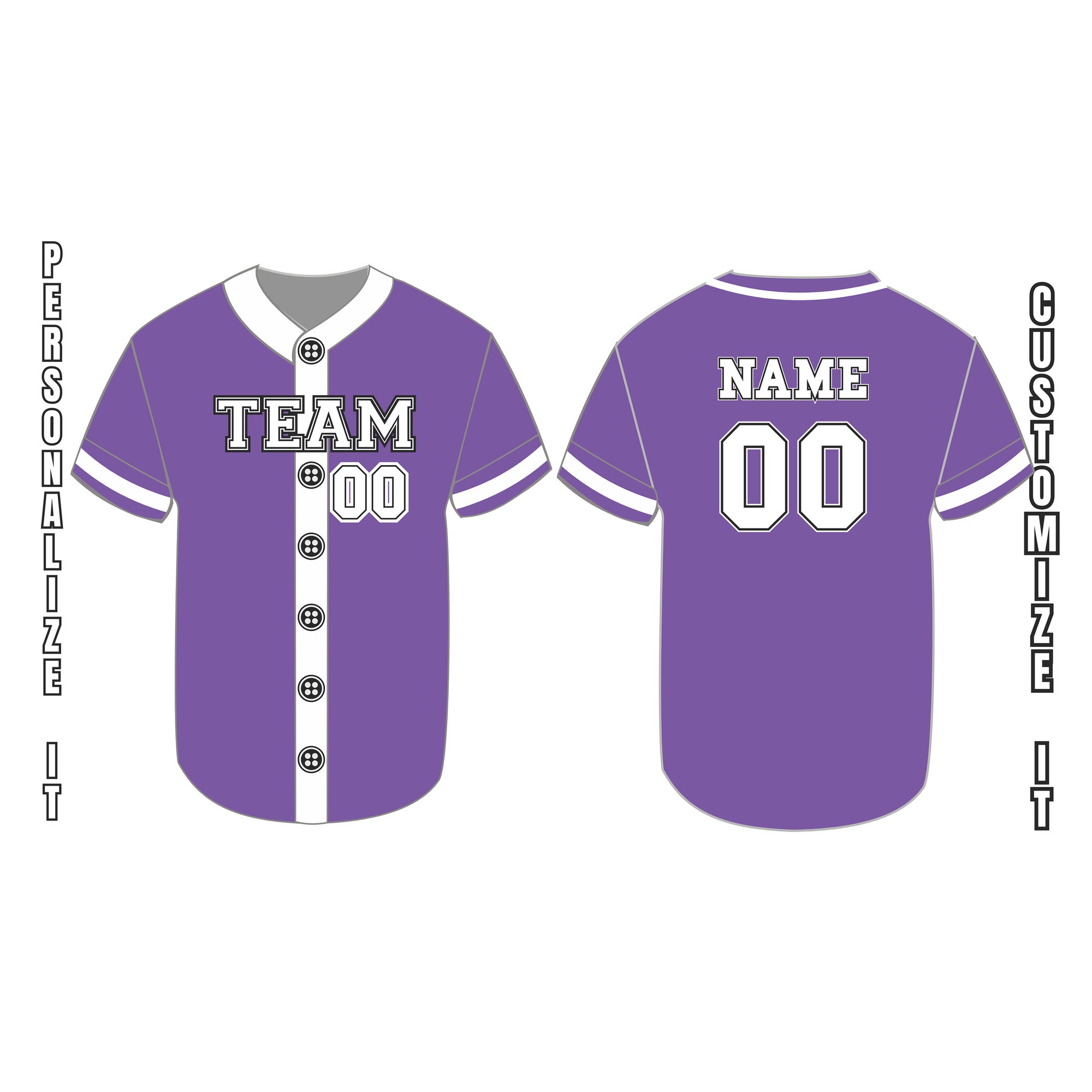 Custom Baseball Jersey, Personalized Baseball Jersey, Customized Jersey Name and Number