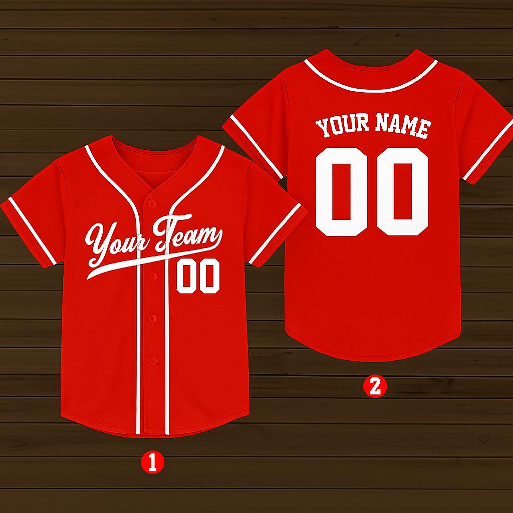 Personalized Kid Baseball Jersey, Custom Name Number Youth Baseball Shirt, Baseball Jersey For Baseball Fans Lovers, Kids Birthday Gift