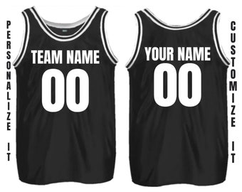 Camiseta de baloncesto personalizada, camiseta de baloncesto personalizada, nombre y número de camiseta personalizados