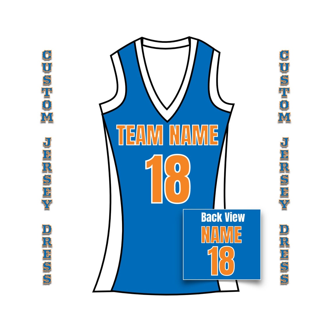 Custom Name Number Jersey Dress Women Basketball Jersey Etsy