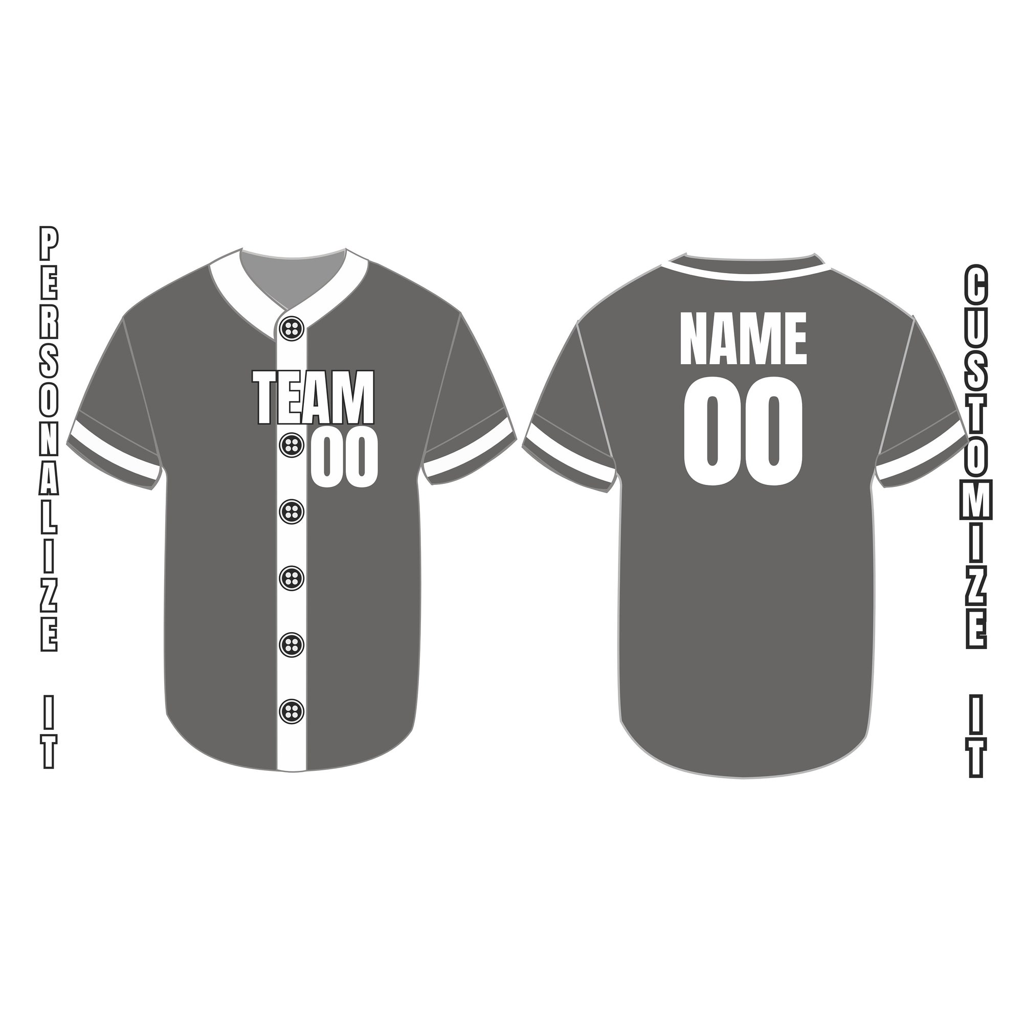 Custom Baseball Jersey, Personalized Baseball Jersey, Customized Jersey Name and Number