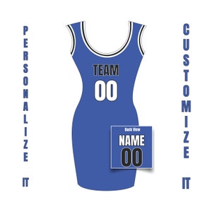 throwback jersey dress